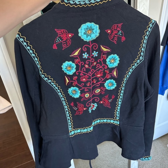 Double D Ranch Vintage Western Jacket with Embroidered Details - Picture 2 of 5